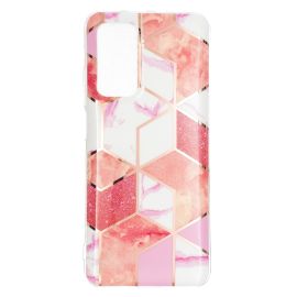 GEOMETRIC ART Kryt Samsung Galaxy A52 / A52 5G / A52s CHERRY