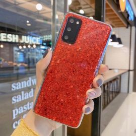 GLITTER ochranný obal Samsung Galaxy A13 5G červený