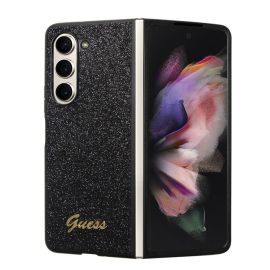 GUESS GLITTER FLAKES Obal Samsung Galaxy Z Fold 5 5G černý