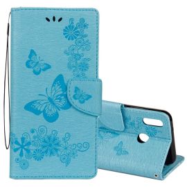 ART Peňaženkový obal Huawei P20 Lite BUTTERFLY BLUE