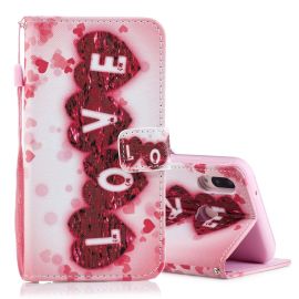 ART Peňaženkový obal Huawei P20 Lite LOVE