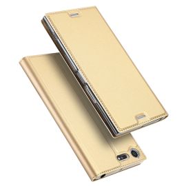 DUX flipové pouzdro Sony Xperia XZ / XZS zlaté