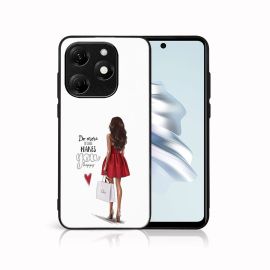 MY ART Ochranný kryt pro Tecno Spark 20C / Tecno Spark Go 2024 RED DRESS (137)