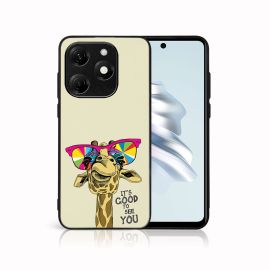 MY ART Ochranný kryt pro Tecno Spark 20C / Tecno Spark Go 2024 GIRAFFE (180)