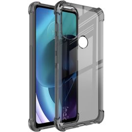 IMAK Ochranný silikonový kryt + fólie Motorola Moto G71 5G černý