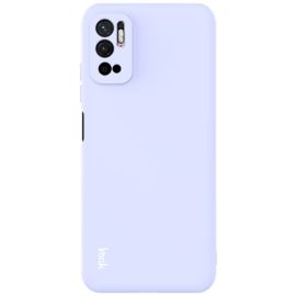 IMAK RUBBER Gumový kryt Xiaomi Redmi Note 10 5G / Poco M3 Pro světlemodrý