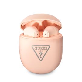 GUESS TWS TRIANGLE Bezdrátová sluchátka růžová