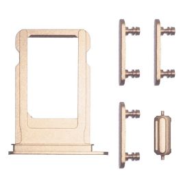 SIM Slot + boční tlačítka - Apple iPhone 7 Plus - zlatá