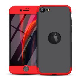 360° Ochranný kryt Apple iPhone SE 2022 / 2020 černo-červený