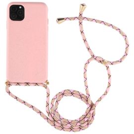ROPE Kryt se šňůrkou Apple iPhone 11 růžový