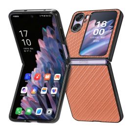 JSM CARBON Plastový kryt Oppo Find N2 Flip hnědý