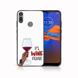 MY ART Silikonový kryt Motorola Moto E6s WINE (006)