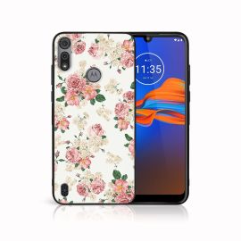 MY ART Silikonový kryt Motorola Moto E6s PINK ROSES (016)