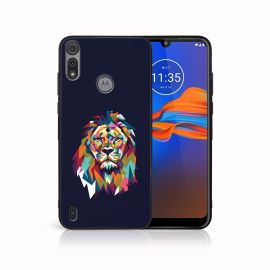 MY ART Silikonový kryt Motorola Moto E6s LION (046)