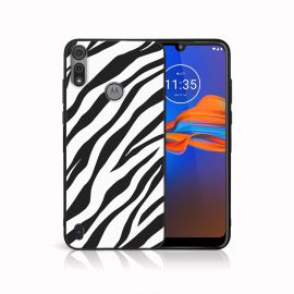 MY ART Silikonový kryt Motorola Moto E6s ZEBRA (049)