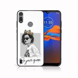 MY ART Silikonový kryt Motorola Moto E6s GIRL (139)