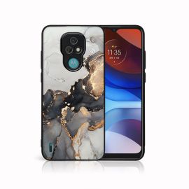 MY ART Ochranný obal Motorola Moto E7 MARBLE