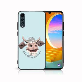 MY ART Ochranný kryt pro LG Velvet HAPPY COW (181)