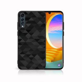 MY ART Ochranný kryt pro LG Velvet BLACK TRIANGLES (232)