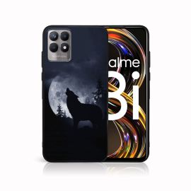 MY ART Silikonový obal Realme 8i WOLF (044)