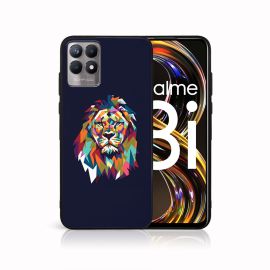 MY ART Silikonový obal Realme 8i LION (046)