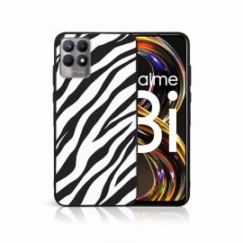 MY ART Silikonový obal Realme 8i ZEBRA (049)