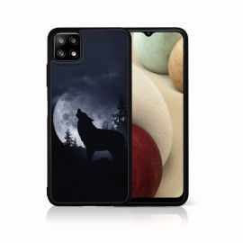 MY ART Silikonový kryt Samsung Galaxy A22 5G WOLF (044)