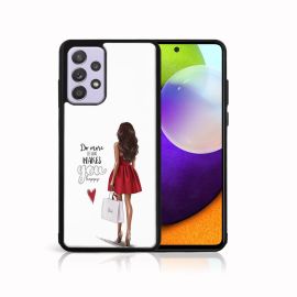 MY ART Silikonový kryt Samsung Galaxy A72 RED DRESS (137)