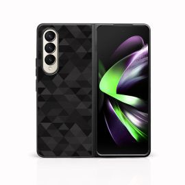 MY ART Ochranný kryt pro Samsung Galaxy Z Fold 3 5G BLACK TRIANGLES (232)