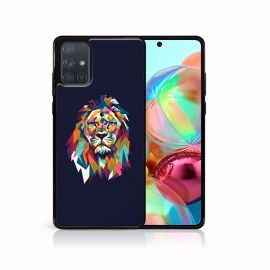MY ART Silikonový kryt Samsung Galaxy A71 LION (046)
