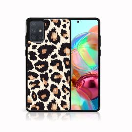 MY ART Silikonový kryt Samsung Galaxy A71 LEOPARD (047)