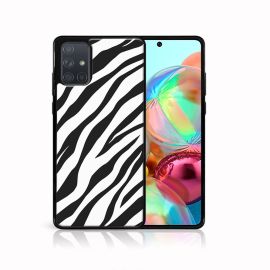 MY ART Silikonový kryt Samsung Galaxy A71 ZEBRA (049)