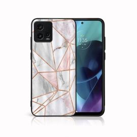 MY ART Ochranný kryt pro Motorola Moto G72 PINK MARBLE (143)