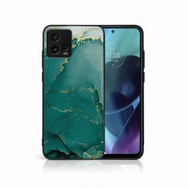 MY ART Ochranný kryt pro Motorola Moto G72 GREEN MARBLE (145)