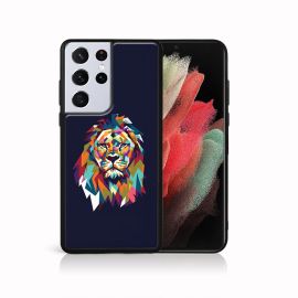 MY ART Silikonový kryt Samsung Galaxy S21 Ultra 5G LION (046)