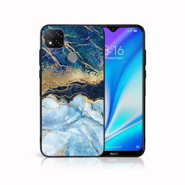 MY ART Silikonový obal Xiaomi Redmi 9C BLUE MARBLE (141)