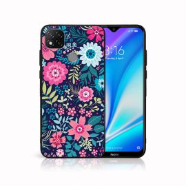 MY ART Silikonový obal Xiaomi Redmi 9C FLORA (038)