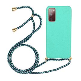 ROPE Kryt se šňůrkou Samsung Galaxy S20 FE světle zelený