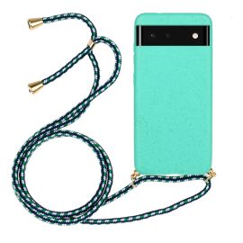 ROPE Kryt se šňůrkou Google Pixel 6 světle zelený