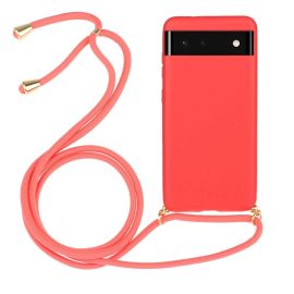 ROPE Kryt se šňůrkou Google Pixel 6 červený