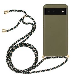 ROPE Kryt se šňůrkou Google Pixel 6 tmavě zelený