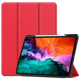 LEATHER zaklapovací obal iPad Pro 12.9 2022 / 2021 červený