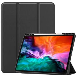 LEATHER zaklapovací obal Apple iPad Pro 12.9 2022 / 2021 černý