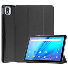 LEATHER Zaklápěcí obal pro TCL TAB 10S černý