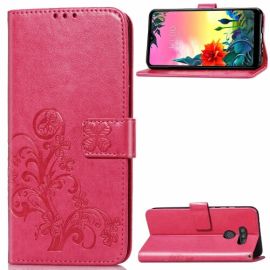 ART Peňaženkový LG K50s FLOWERS růžový