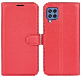 LITCHI Ochranný kryt pre Samsung Galaxy M22 červený
