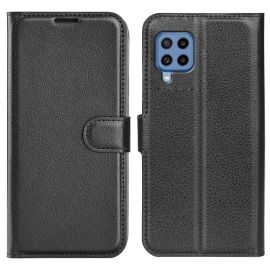 LITCHI Ochranný kryt pre Samsung Galaxy M22 čierny
