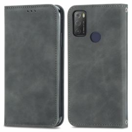 MAGNETIC Peňaženkové pouzdro Alcatel 1S 2021 / 3L 2021 šedé