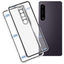 Magnetický kryt 360 pro Sony Xperia 1 IV 5G stříbrný