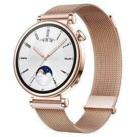 MILANESE Kovový řemínek Huawei Watch GT 4 41mm růžovozlatý